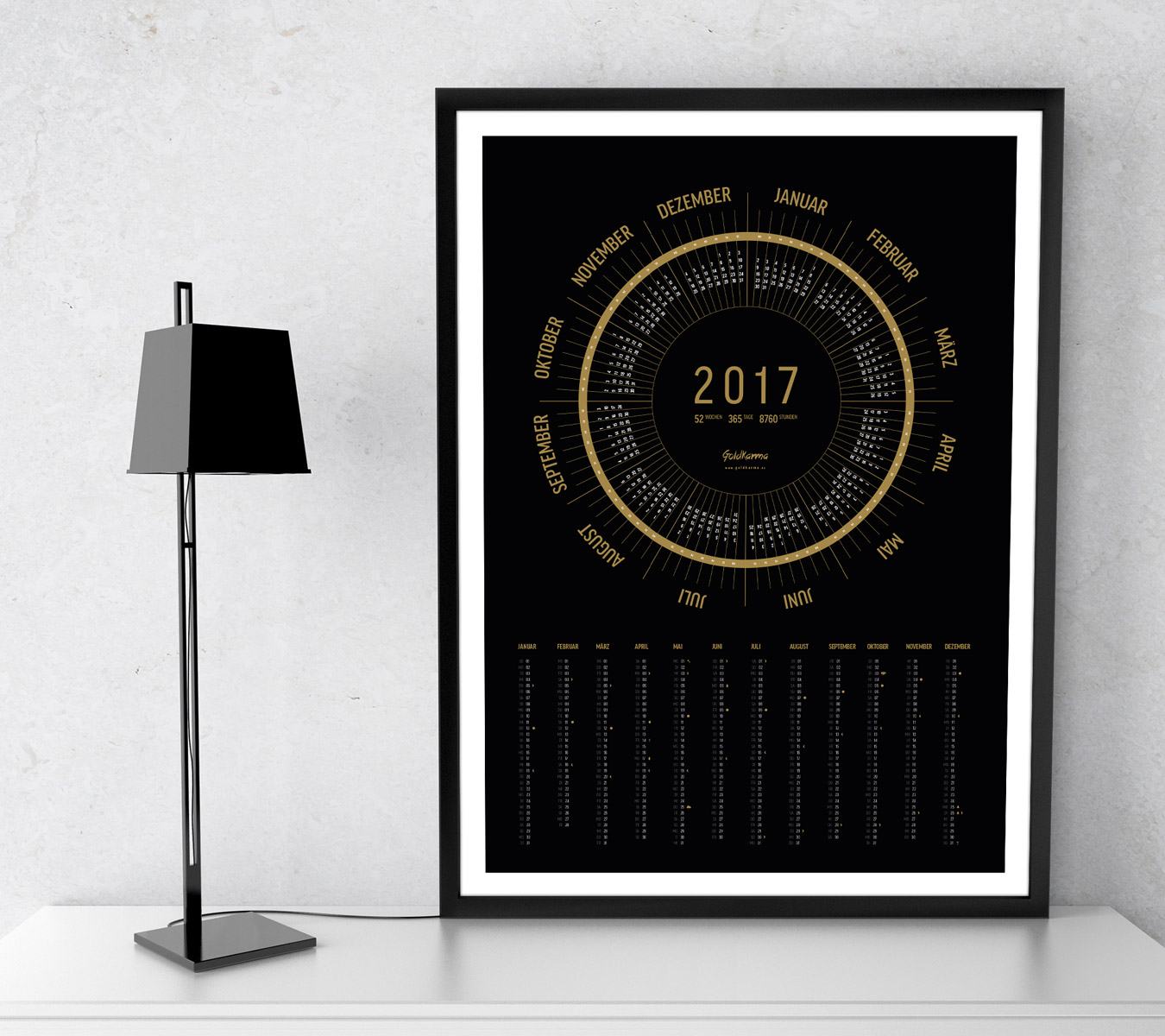 Jahreskalender 2017 von Goldkarma