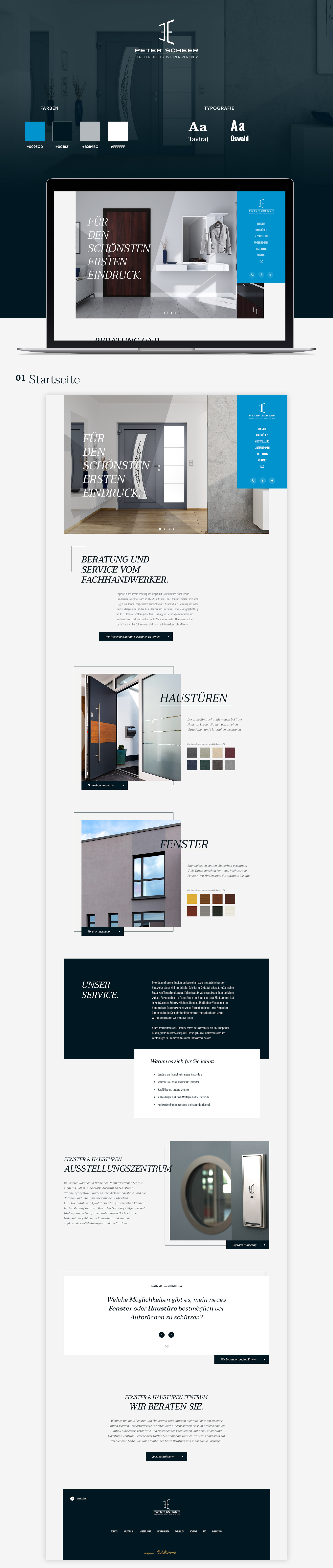 Fenster und Haustürenzentrum Website