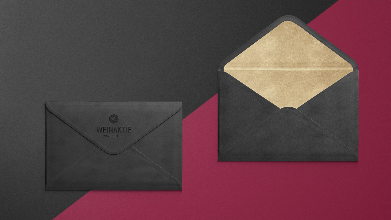 Weinaktie Branding