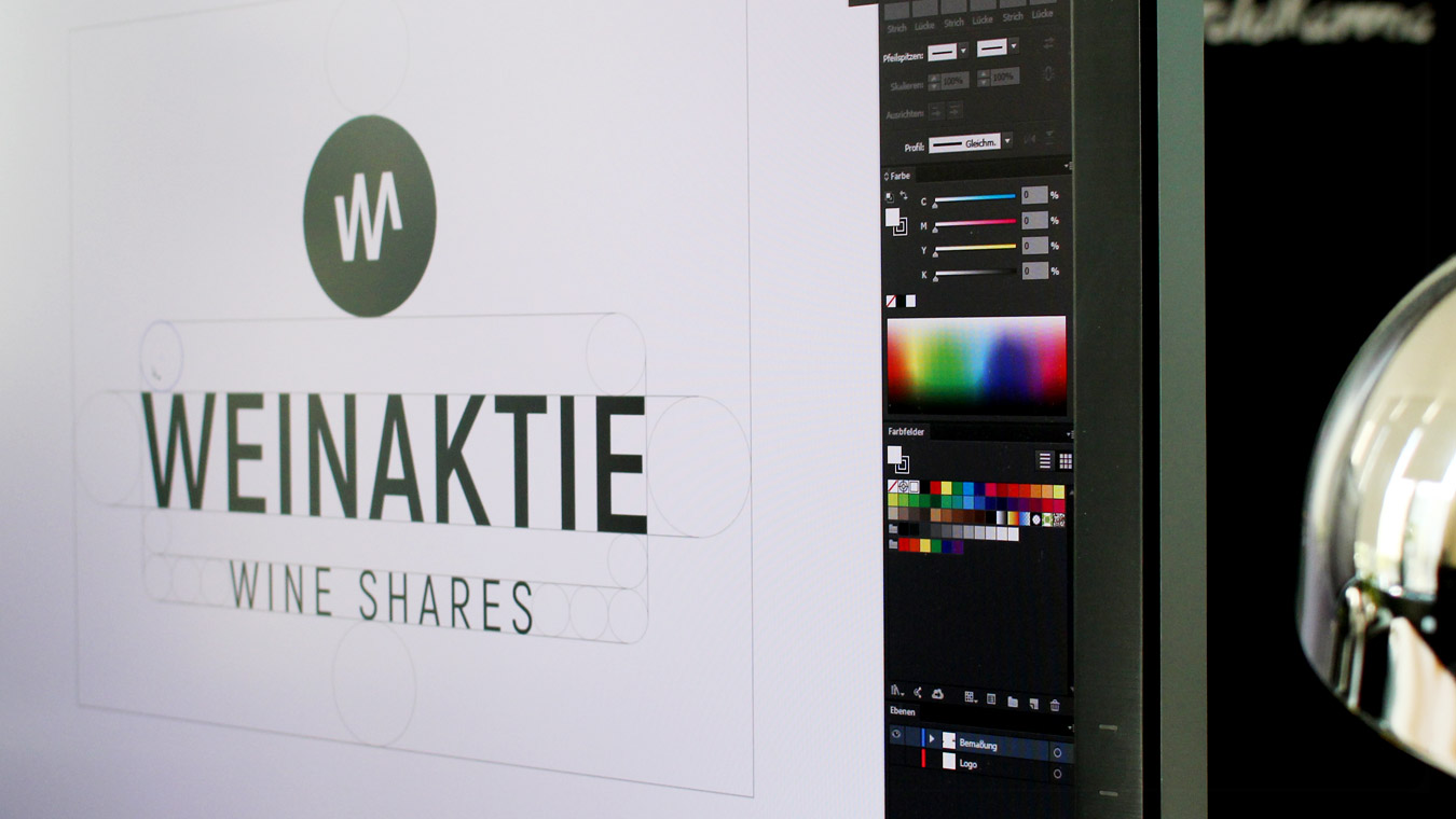 Weinaktie Branding