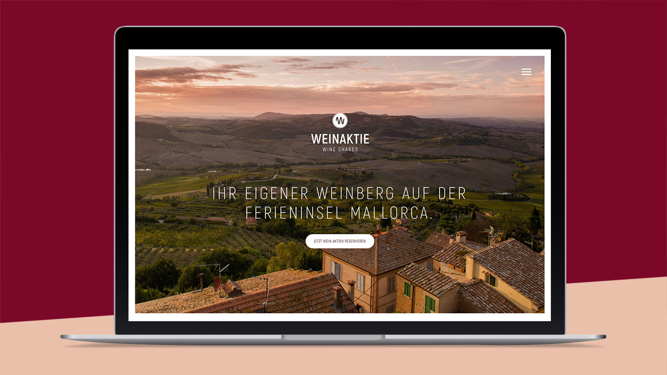 Weinaktie Branding