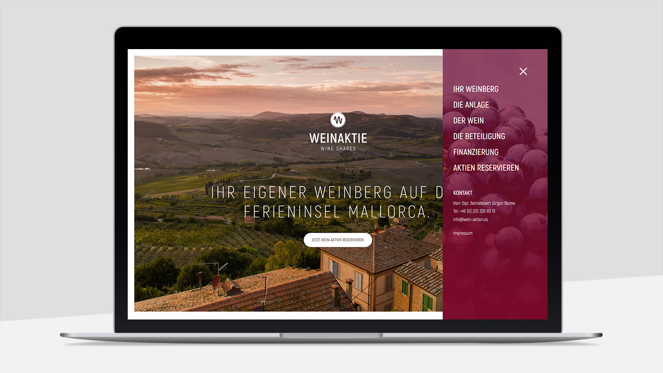 Weinaktie Branding